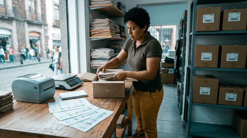 Ilustración sobre nueva tasa importación ecommerce México 2026 minimis — Nueva tasa de importación ecommerce México 2026: guía minimis Ilustración sobre nueva tasa importación ecommerce México 2026 minimis — Nueva tasa de importación ecommerce México 2026: guía minimis